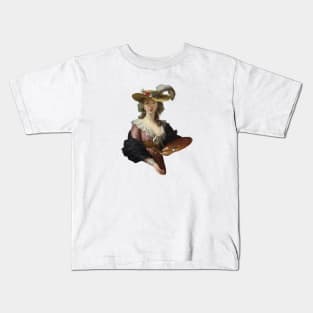 Self Portrait in a Straw Hat Kids T-Shirt